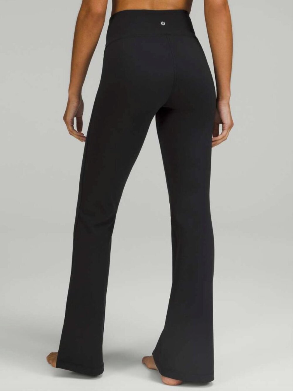 Lululemon Groove Super-High-Rise Split-Hem Flare Pant Nulu, Black